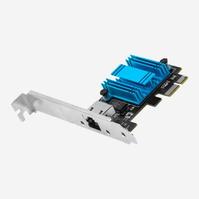 Chine Carte graphique exprès bleue 2.5g de PCI avec 1 RJ45 10 interface 100 1000 2500Mbps de détection automatique à vendre