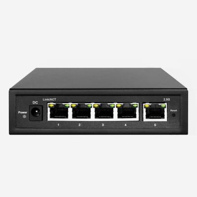 Chine Posez le PoE contrôlé par 2 commutateur de 2,5 gigabits avec 5 ports 2.5G RJ45 de détection automatiques à vendre