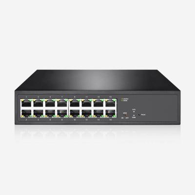 China Netz 8K MAC Gigabit Easy Smart Switch und stumme zwei Modi mit 16 Häfen RJ45 zu verkaufen