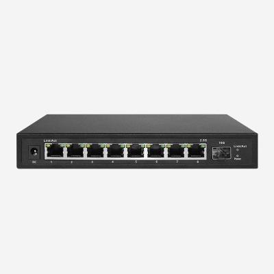 Cina 8-Port 2.5G Fanless Light Managed Desktop PoE Switch con 1*10G SFP Uplink OEM / ODM in vendita