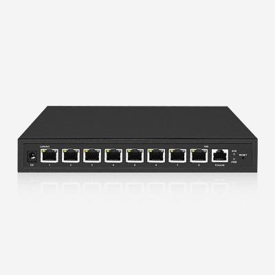 Chine 8 ports RJ45 Ethernet 10 Go Couche 3 Support de commutateur QoS / routage statique / ARP statique à vendre