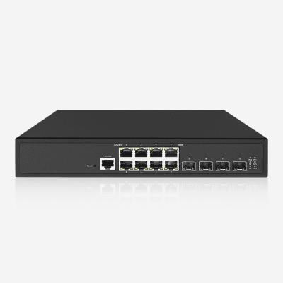 Cina 4 SFP+ 10GB Network Switch Layer 3 Management  PoE Support With 8 Poe RJ45 Ports in vendita