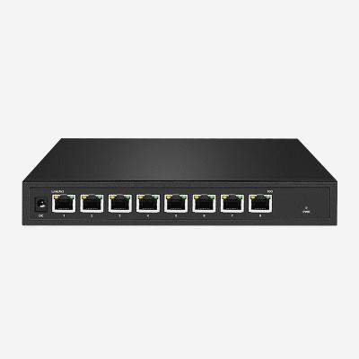 Κίνα 8 RJ45 10M/100M/1000M/2.5G/10Gbps Μη διαχειριζόμενος διακόπτης Ethernet με τροφοδοσία 12V προς πώληση