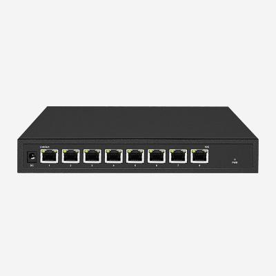 China 8 RJ45 Auto Sensing 10 Gbps Ethernet Switch Plug-and-Play Shell de ferro à venda