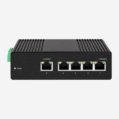 China IP30 Industrial Gigabit Ethernet Switch Stroom 2A Invoerspanning 12V-57V Te koop