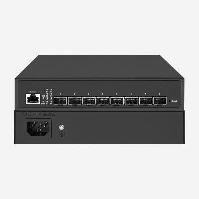 Cina 8 SFP + 10GB Ethernet Switch con montaggio rack e 160Gbps di capacità di commutazione per prestazioni ed efficienza in vendita