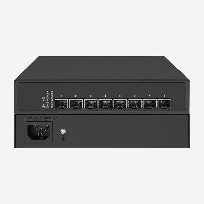 Κίνα 8 10Gbps SFP+ μη διαχειριζόμενος διακόπτης Ethernet με 160Gbps χωρητικότητα διακόπτη προς πώληση