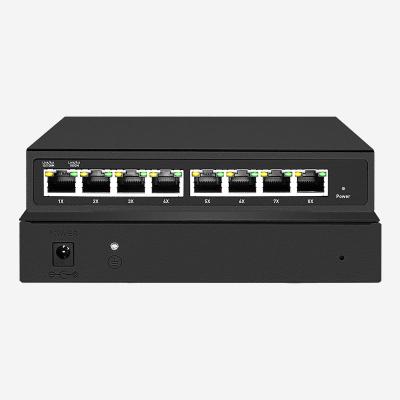 中国 Gigabit 8 RJ45 スマート PoE スイッチ LED インジケーター ストアと IGMP スヌーピング 販売のため