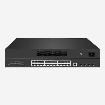 Chine Gigabit 24 RJ45 et 2 10G SFP + Advanced 10Gb Ethernet Switch avec routage de couche 3 et fonctionnalités de sécurité complètes à vendre