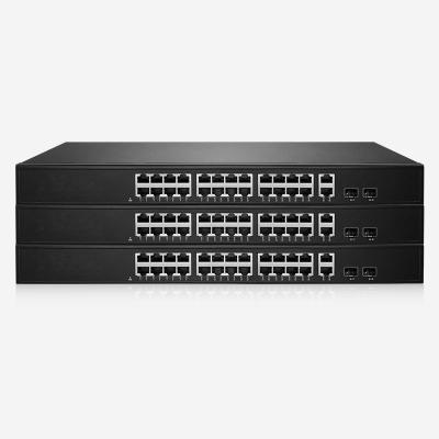 Κίνα 26 RJ45 Gigabit And 100M Ethernet Unmanaged Switch For Home Business Network Expansion προς πώληση