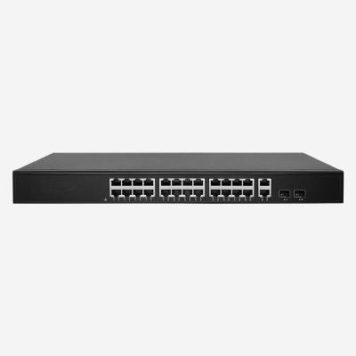 Κίνα Enterprise Grade Desktop 26-Port Ethernet Unmanaged Switch With Internal Power Supply προς πώληση