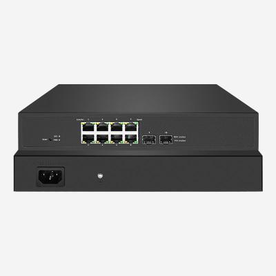 China 8-Port 10/100/1000 Mbps RJ45 Smart Managed Switch for Smooth Network Flow and Management for sale