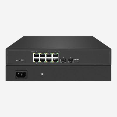 China 10 Ports Gigabit Smart Switch With Port Mirroring And 9K Bytes Jumbo Frames Te koop