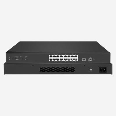 China 16-Port Poe+ Gigabit Switch Poe+ With LED Indicators MTU VLAN Port VLAN And 802.1Q VLAN for sale