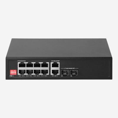 Κίνα 9.6Gbps 10-Port Internal Power Unmanaged Desktop Gigabit Ethernet PoE Switch With Dip Switches προς πώληση