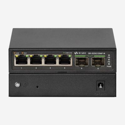 Cina 4-Port 10/100/1000/2500Mbps Desktop Non gestito 2.5G Ethernet Switch con alimentazione esterna in vendita