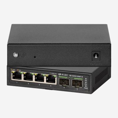 China 12W unmanaged 2.5G Ethernet-Netzwerk-Switch mit 60Gbps-Schaltkapazität zu verkaufen