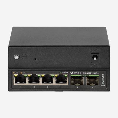 Cina 4-Port Desktop Ethernet Switch con capacità di commutazione di 60 Gbps e basso consumo energetico in vendita