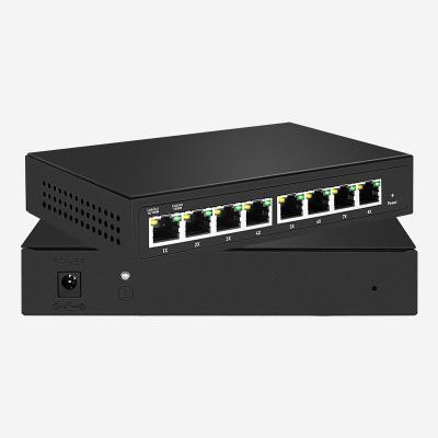 China 10/100/1000 Mbps 8-Port Smart PoE Switch With 30W PoE Power Output for sale