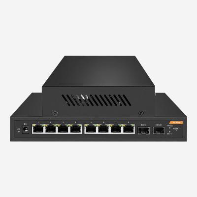 China 20 Gbps 8-poort Smart Gigabit Ethernet Switch met 8K MAC-adrestabel Te koop