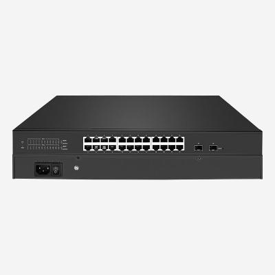 China 30W Gigabit PoE Switch With LED Indicators For Fast 10/100/1000 Mbps Data Transfers for sale