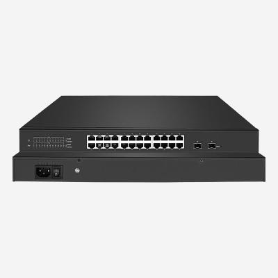 Cina Smart PoE Switch con potenza di 380W e velocità di trasferimento dati di 10/100/1000 Mbps in vendita