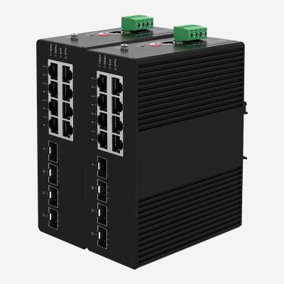 China Optimize Your Network Performance With Our Aluminum 10G Industrial Managed Switch Wired Connection Type en venta