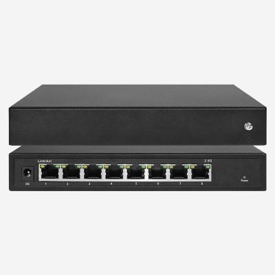 China 8-Port 2.5 Gigabit Switch With MAC Address Table 4K And Network Media 100BASE-TX UTP Category 5 Te koop