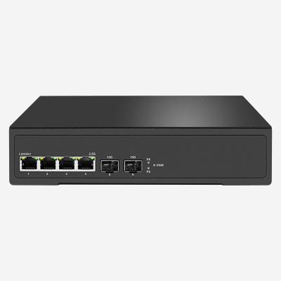 China 6-Port 2.5 Gigabit Switch 4K MAC Address Table 5 Cable Network Media For Stable And Secure Networking Te koop