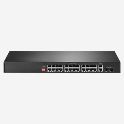 China Modos de comutação DiP 26 portas Gigabit Switch não gerenciado Atorcionalize a gestão da sua rede com o design compacto 440mm X 290mm X 45mm à venda