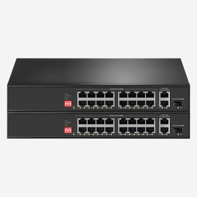 Китай 100M And 1000M RJ45 Ports, 10/100/1000 Mbps Port Unmanaged Network Switch With 1 Gigabit Sfp Ports продается