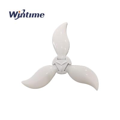 China Widely Fan 45W 3 White Mango Folding Lamp Led Lamp Three Deformable Fan Blade Led Bulb for sale