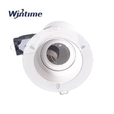 China Embeded Recessed Adjustable Light Round Downlight Modular Aluminum Trimless Led Lamp for sale