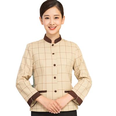 China Wholesale Hotel Maid Room Cleaning Aunt Waiter Uniforms for sale