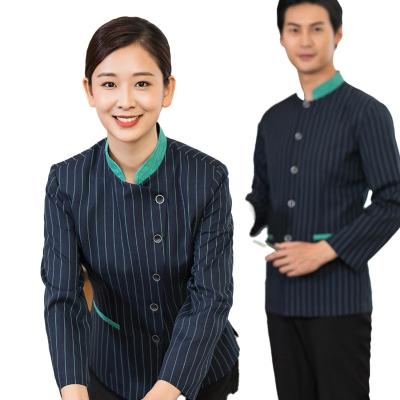 China China Manufacture Professional Housekeeping Women Hotel Receptionist Uniforms Men for sale