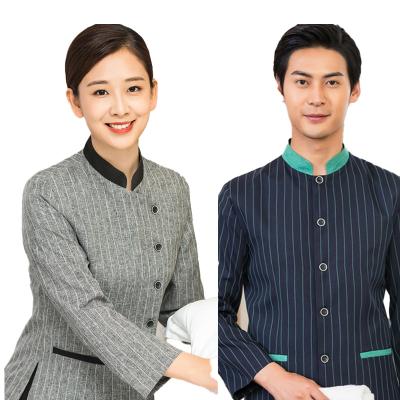 China Hot Selling Cheap Maid Hotel Uniforms Cleaning Workers Clothes for sale