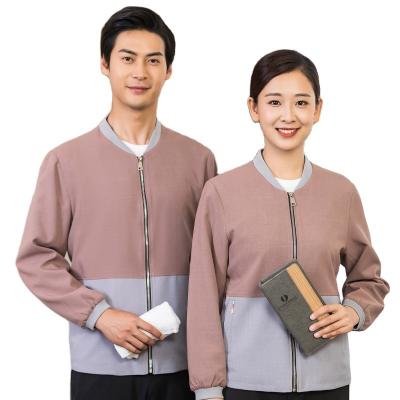 China New Style Hotel Restaurant Hotel Room Cleaning Spa Hotel Security Uniform Staff Uniform for sale