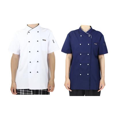 China Kitchen Cooking Chef Uniform Chef Coat Design Good Quality Classic Shorts And Long Sleeve Chef Coat Restaurant Kitchen Chef Uniform for sale