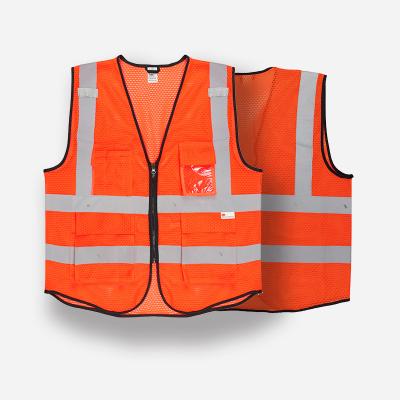 China 3M Water Proof Safety Vest Sleeveless Reflective Uniform Work Vest Work Tools Women Safty Vests Reflective Vest for sale