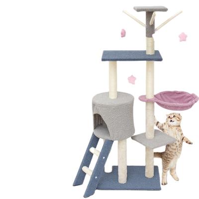 China Newest Viable Vertical Pet Cat Climbing Frame from Cat Climbing Frame Entertainment Pet Kit for sale