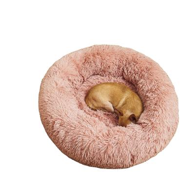 China Good Performance Pet Plush Stocked Bed Warm And Soft Pet Bed For Sale for sale