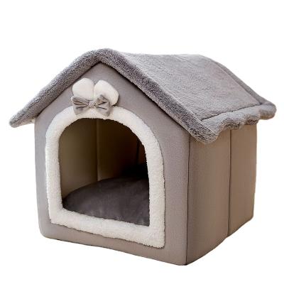 China Manufacturer Customized Cat Bed Multicolor Warm Washable Pet Bed Breathable Indoor Cat House for sale