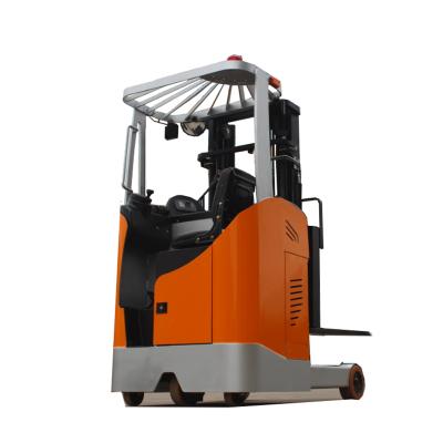 China Building Material Stores 24V Seated Type Electric Reach Truck 1500 Kg Seating Type 1.5 Ton Reach Electric Forklift China Made for sale