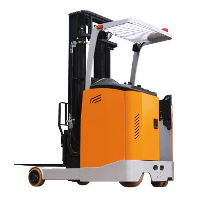 China Factory 24V Electric Forklift Truck Battery Operated Reach Stacker For Warehouse Pallet Handling for sale