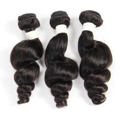 China Quality Long Lasting Loose Deep Wave Cuticle Aligned Loose Deep Wave Hair Weave Bundles With Closure for sale