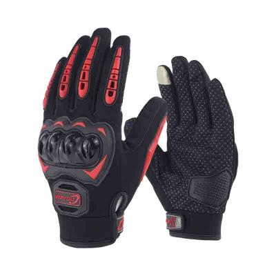 China Can Be Touch Screen Motorcycle Gloves Full Finger Rider Non-Slip Gloves Racing Off-Road Riding Bike Electric Touch Screen Gloves for sale