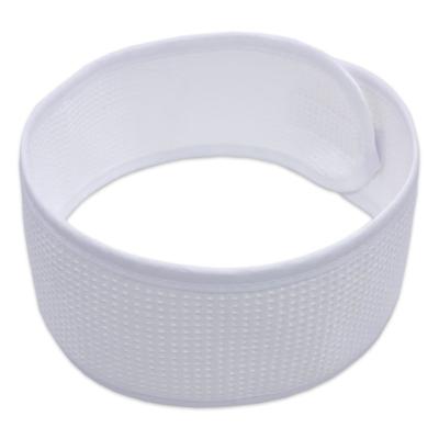 China European and American style wholesale embroidery white logo waffle weave spa headband cotton spa headband with private label for sale