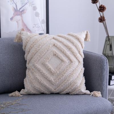 China Manufacturer Customized Product Cotton Boho Africa Anti-Static Pillow Covers Woven Boho Pillow Case Covers For Sofa 16x16 for sale