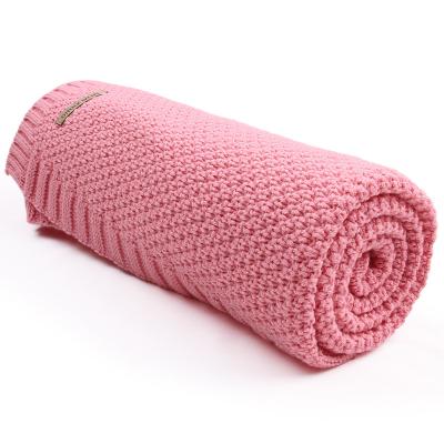 China Anti-Static High Quality Newborn Baby Wraps Stretchy Covering Wrap Modern Knitted Throw Blanket Summer Super Soft Baby Blanket Knit for sale