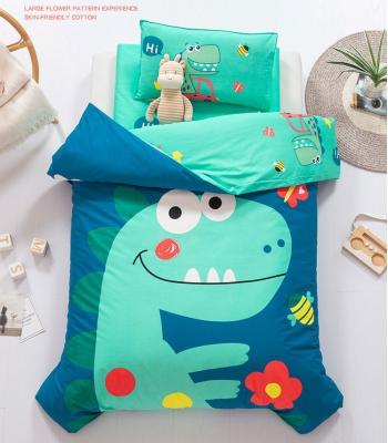 China Anti-Static Six-Piece Cotton Kids Quilting Kindergarten With Comforters Set Queen Bed Sheet Children Kids Bedding Set 100% Cotton for sale